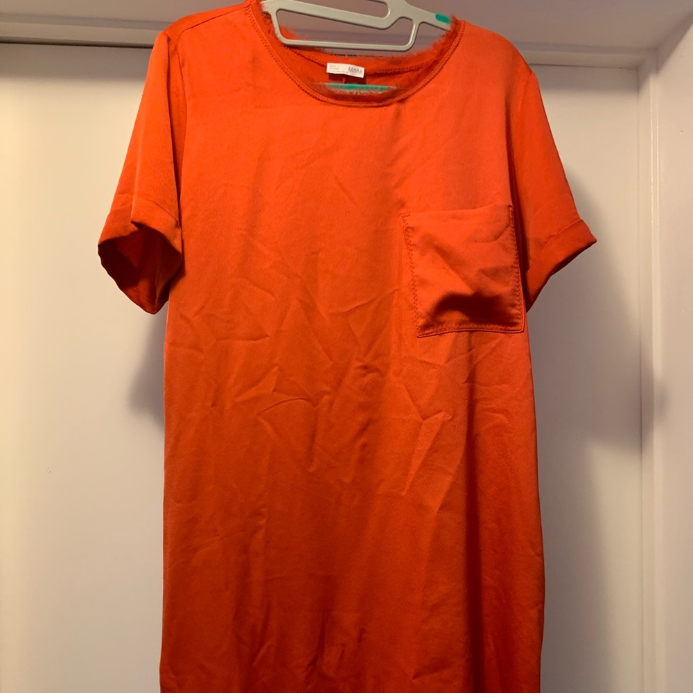 Women’s red dress